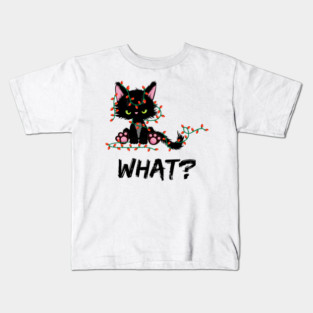 Christmas-Cat Kids T-Shirt