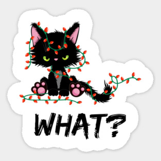 Christmas-Cat Sticker