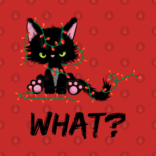 Christmas-Cat by Creatifly Graphic Tees