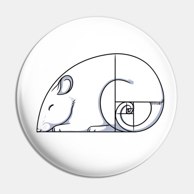 Golden Ratio Pin by DeguArts
