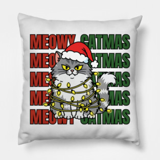 Christmas-Cat Pillow