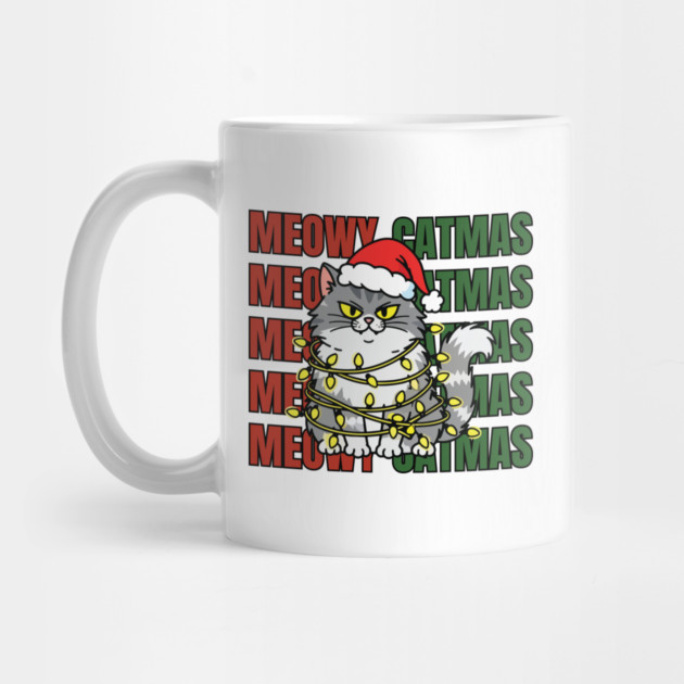 Christmas-Cat by Creatifly Graphic Tees