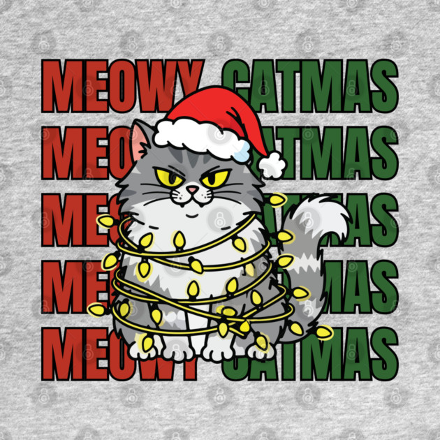 Christmas-Cat by Creatifly Graphic Tees