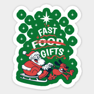 Christmas Fast Gifts Sticker