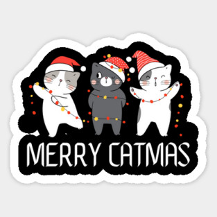 Christmas-Cat Sticker
