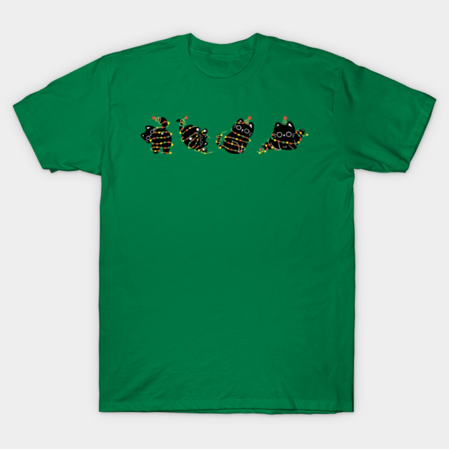 Christmas-Cat T-Shirt by Creatifly Graphic Tees