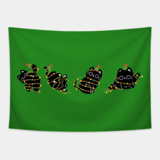 Christmas-Cat Tapestry