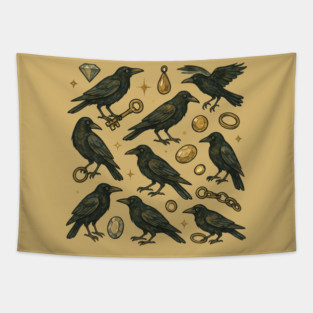 Crows Tapestry
