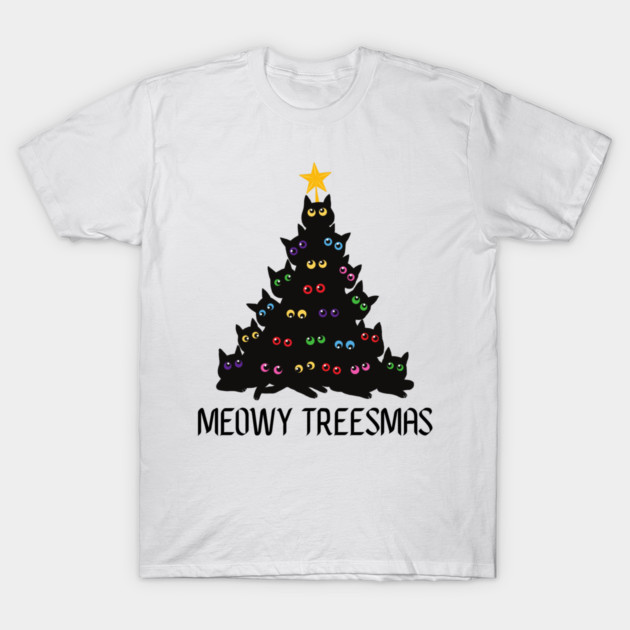 Christmas-Cat T-Shirt by Creatifly Graphic Tees