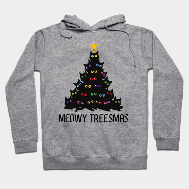 Christmas-Cat Hoodie by Creatifly Graphic Tees