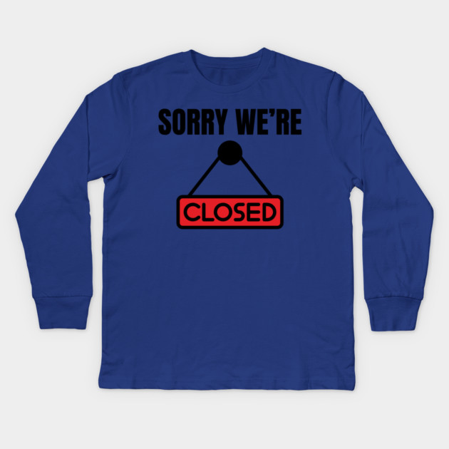 Government-Shutdown Kids Long Sleeve T-Shirt by Creatifly Graphic Tees