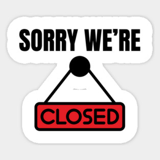 Government-Shutdown Sticker