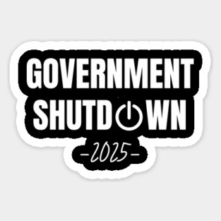 Government-Shutdown Sticker