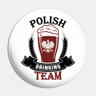Polish Drinking Team Polska Pride Pin