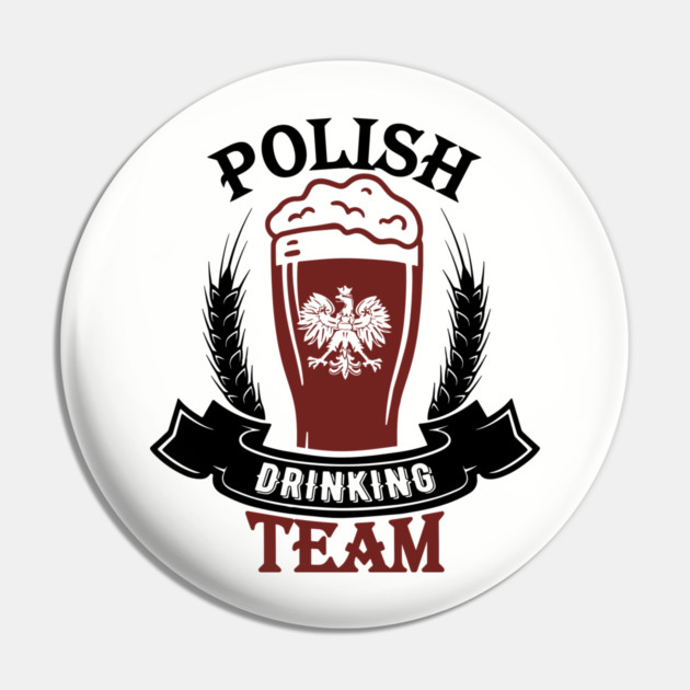 Polish Drinking Team Polska Pride Pin by Anticorporati