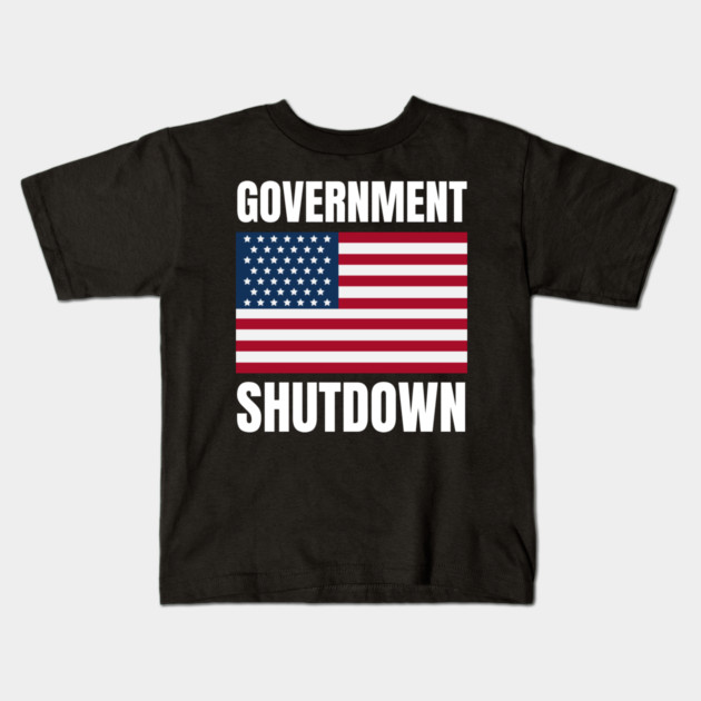 Government-Shutdown Kids T-Shirt by Creatifly Graphic Tees