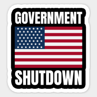 Government-Shutdown Sticker