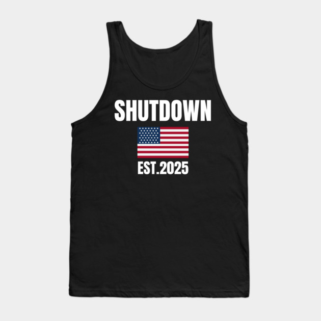 Government-Shutdown Tank Top by Creatifly Graphic Tees