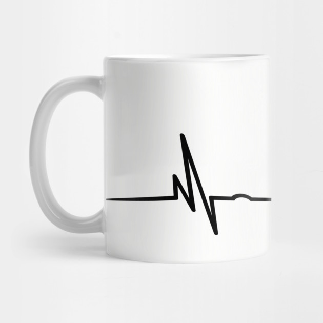 Mountain Bike Heartbeat Design for Cycling Lovers by Anticorporati