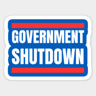 Government-Shutdown Sticker