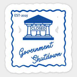Government-Shutdown Sticker