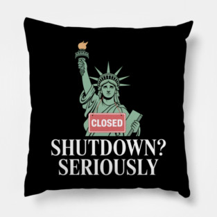 Government-Shutdown Pillow