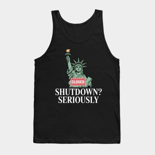 Government-Shutdown Tank Top by Creatifly Graphic Tees