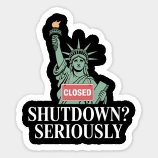 Government-Shutdown Sticker