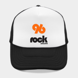 96 Rock Atlanta Hits Retro Defunct Radio Station Hat