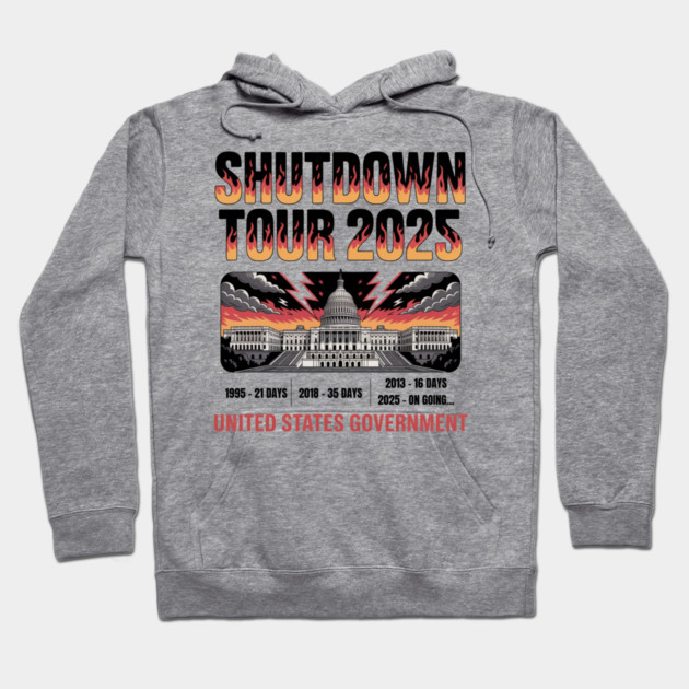Government-Shutdown Hoodie by Creatifly Graphic Tees