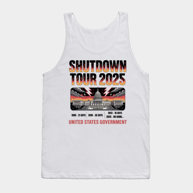 Government-Shutdown Tank Top by Creatifly Graphic Tees