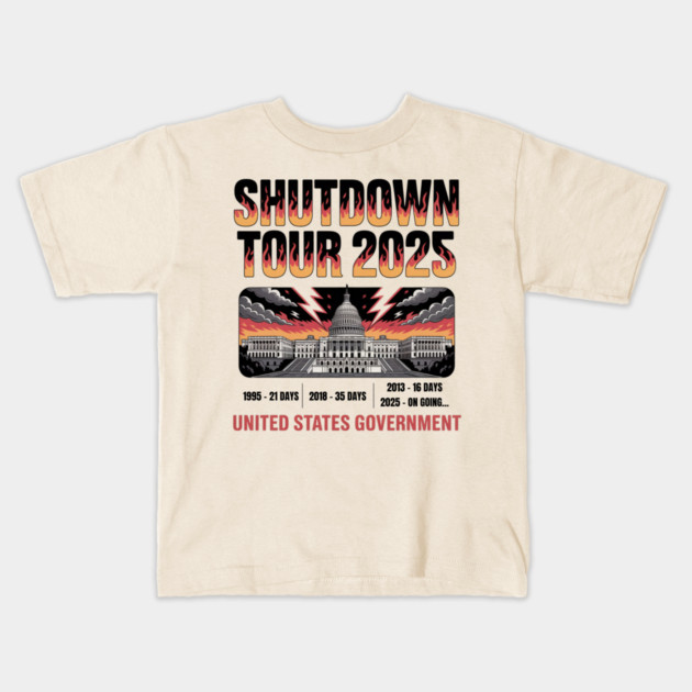 Government-Shutdown Kids T-Shirt by Creatifly Graphic Tees