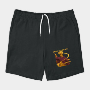 Luka of the Light – Divine Hoops Parody Vintage Basketball Art Shorts