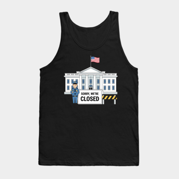 Government-Shutdown Tank Top by Creatifly Graphic Tees