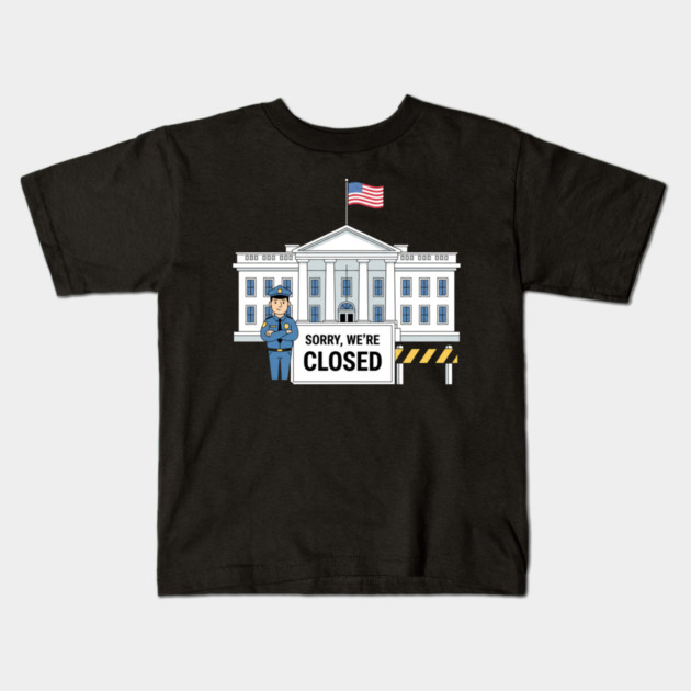 Government-Shutdown Kids T-Shirt by Creatifly Graphic Tees