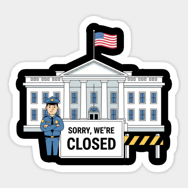 Government-Shutdown Magnet by Creatifly Graphic Tees