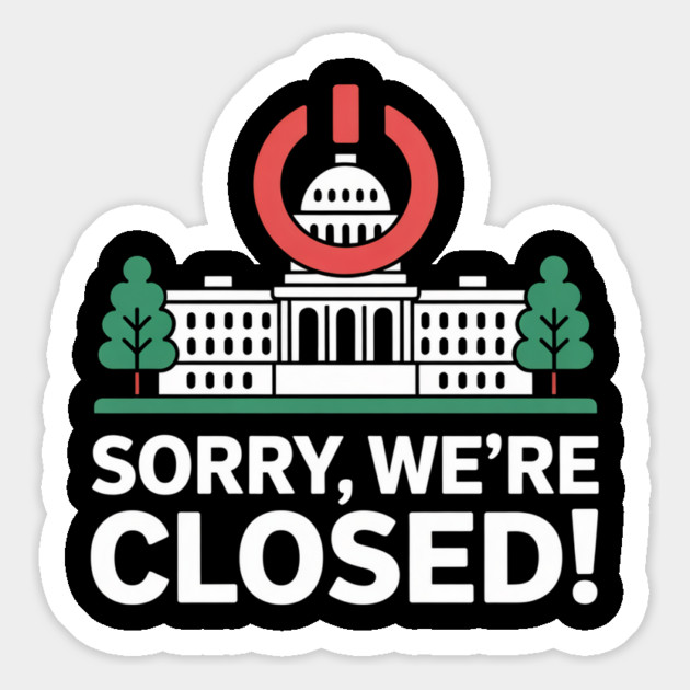 Government-Shutdown Magnet by Creatifly Graphic Tees