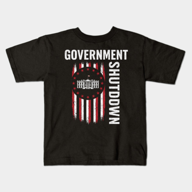 Government-Shutdown Kids T-Shirt by Creatifly Graphic Tees