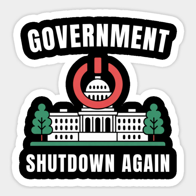Government-Shutdown Magnet by Creatifly Graphic Tees
