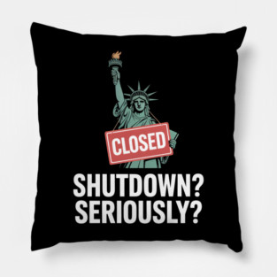 Government-Shutdown Pillow