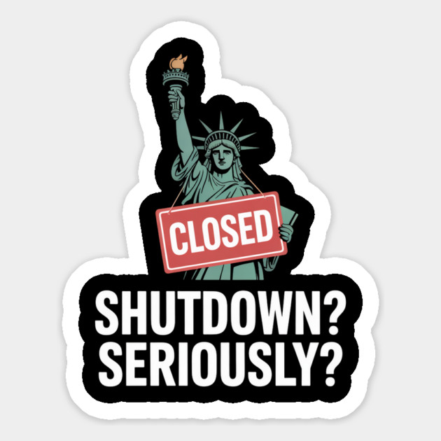 Government-Shutdown Magnet by Creatifly Graphic Tees