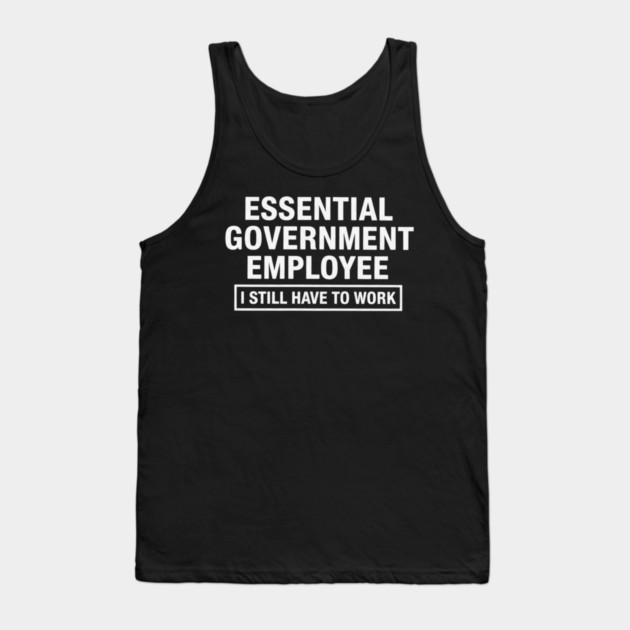 Government-Shutdown Tank Top by Creatifly Graphic Tees