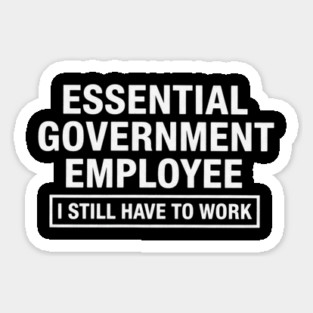 Government-Shutdown Sticker