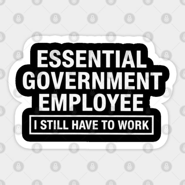 Government-Shutdown Sticker by Creatifly Graphic Tees