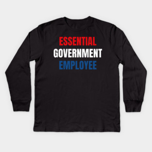 Government-Shutdown Kids Long Sleeve T-Shirt