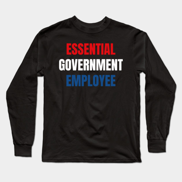 Government-Shutdown Long Sleeve T-Shirt by Creatifly Graphic Tees