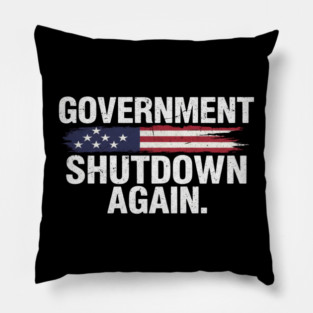Government-Shutdown Pillow
