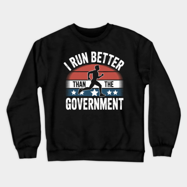 Government-Shutdown Crewneck Sweatshirt by Creatifly Graphic Tees