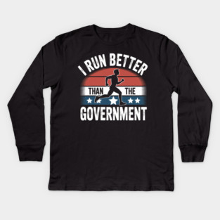 Government-Shutdown Kids Long Sleeve T-Shirt