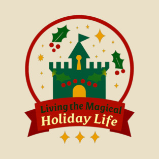 Living The Magical Holiday Life Crewneck Sweatshirt